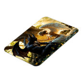 Licht donkere engel demon verboden liefde kunst magneet (Linkerzijde)