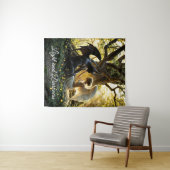 Licht donkere engel demon verboden liefde kunst wandkleed (In Situ (horizontaal))