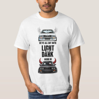 Licht & donkere zijde BMW E30 T-shirt