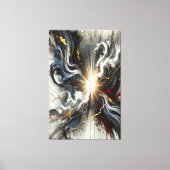 Licht door Chaos Canvas Print (Voorkant)