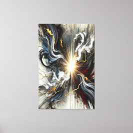 Licht door Chaos Canvas Print