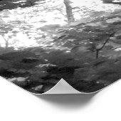 Licht door de bomen poster (Hoek)