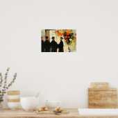 Licht door het raam poster (Keuken)