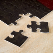 Licht door openingen in gaasvensters legpuzzel (Zijkant)