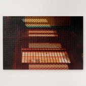Licht door openingen in gaasvensters legpuzzel (Horizontaal)