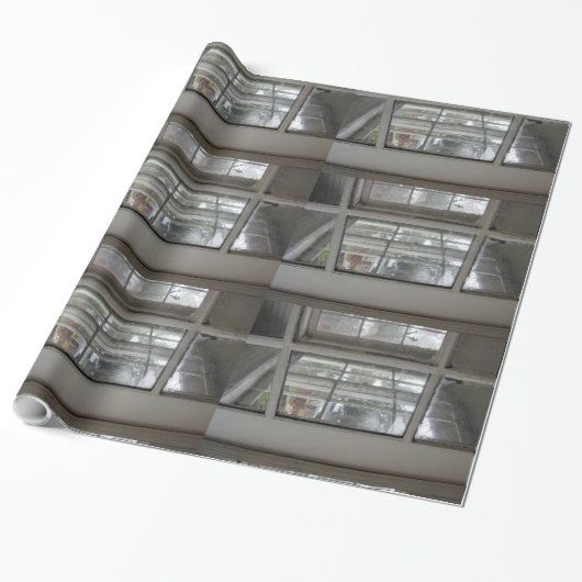 Licht door oud venster CA-huisje Cadeaupapier (Uitgerold)