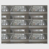 Licht door oud venster CA-huisje Cadeaupapier (Vlak)