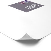 Licht door Pane Aanmoediging Poster (Hoek)