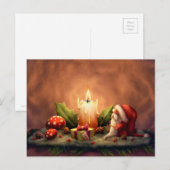 Licht een kaars briefkaart (Voorkant / Achterkant)