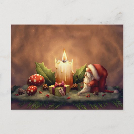 Licht een kaars briefkaart (Voorkant)