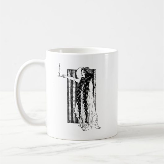 Licht een kaars koffiemok (Links)