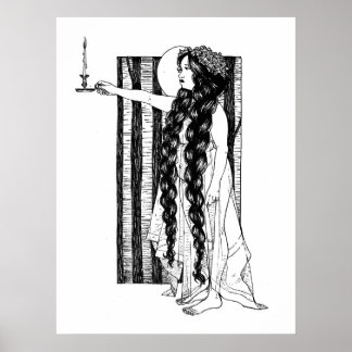 Licht een kaars poster