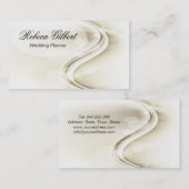Licht elegante curves voor weddenschappen visitekaartje (Voorkant / Achterkant)