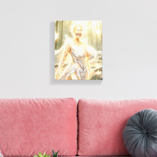 Licht Elementaal Canvas Afdruk (Insitu (Woonkamer))