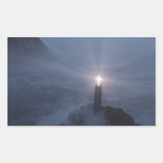 Licht- en bergingsstickers rechthoekige sticker (Voorkant)