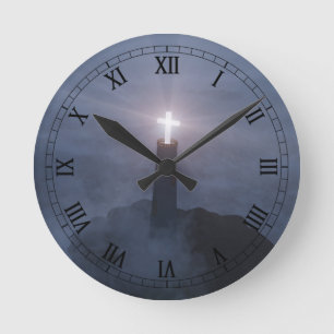 Licht- en bevestigingsklok ronde klok