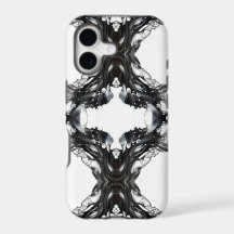 Licht en Donker Abstract Zwart Witte Vloeibare Kun