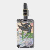 Licht en donker bagagelabel (Voorkant verticaal)