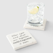 Licht en donker Onderzetter (Zijkant)