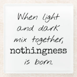 Licht en donker Onderzetter