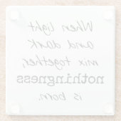 Licht en donker Onderzetter (Achterkant)