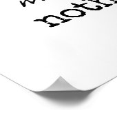 Licht en donker Poster (Hoek)