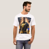 "Licht en donker superheld" T-shirt (Voorkant volledig)