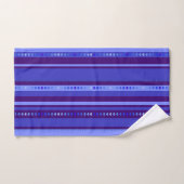 Licht en donkerblauw handdoek (Handdoek)