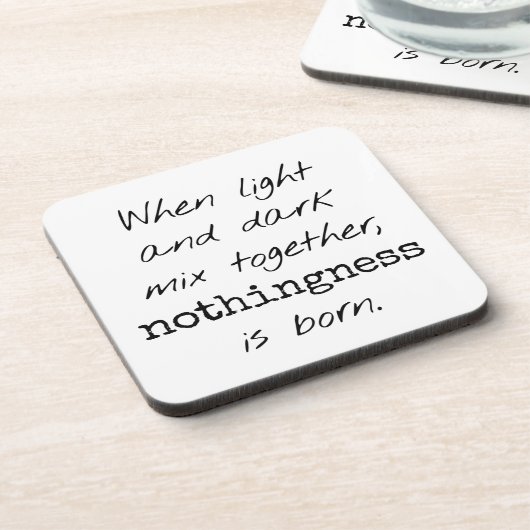 Licht en donkerder hard Onderzetter (Linkerzijde)