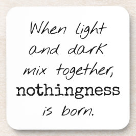 Licht en donkerder hard Onderzetter