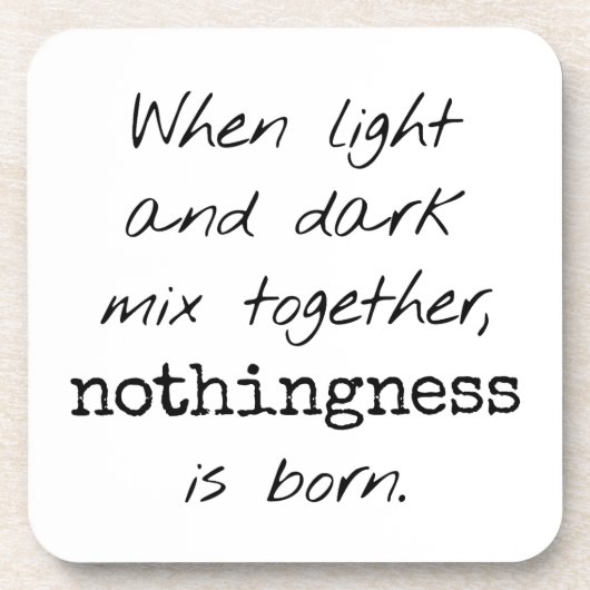 Licht en donkerder hard Onderzetter (Voorkant)