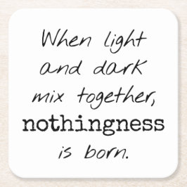 Licht en donkerder Onderzetter