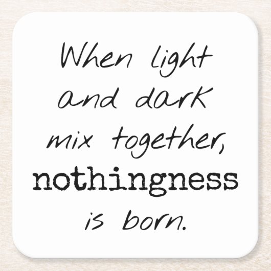 Licht en donkerder Onderzetter (Voorkant)