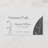 Licht en donkergrijs ornamentaal vierkant  visitekaartje (Voorkant)