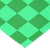 Licht en donkergroen checker ontwerp tafelkleed (Gekanteld)