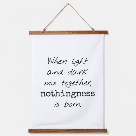 Licht- en donkerhout met wandbekleding hangend wandkleed (Voorkant)