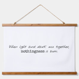 Licht- en donkerhout met wandbekleding hangend wandkleed