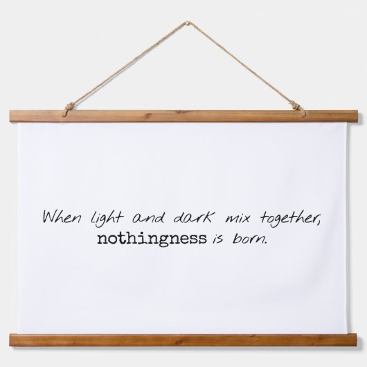 Licht- en donkerhout met wandbekleding hangend wandkleed (Voorkant)