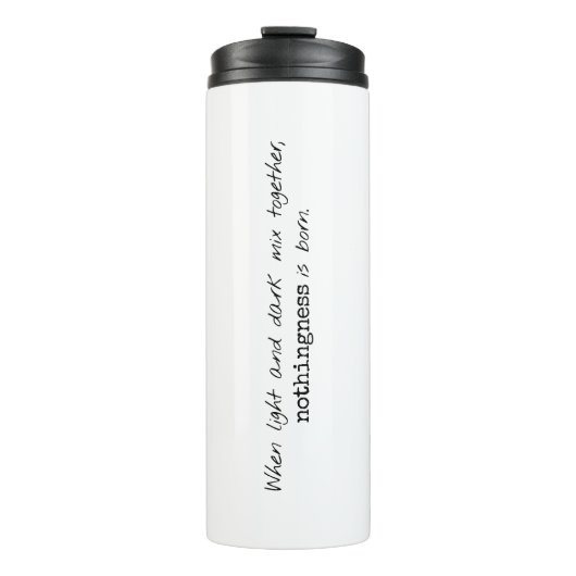 Licht- en donkerthermische trommel thermosbeker (Voorkant)