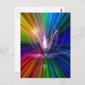 Licht en energie zijn magie 2 briefkaart (Voorkant / Achterkant)