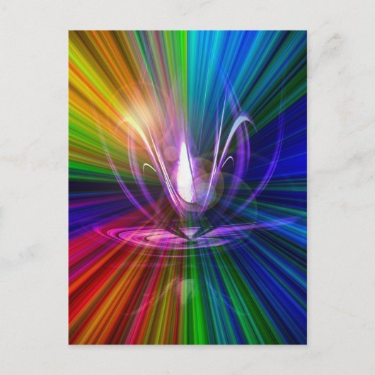 Licht en energie zijn magie 2 briefkaart (Voorkant)