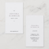 licht en fijn visitekaartje (Voorkant / Achterkant)