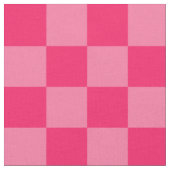 Licht en Heet Roze Checker Patroon Textiel Stof (Close Up)