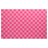 Licht en Heet Roze Checker Patroon Textiel Stof (Fat Quarter)