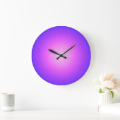 Licht en heet roze violette ombre grote klok (Huis)