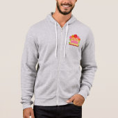 licht en helder ritssluiting hoodie (Voorkant)