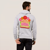 licht en helder ritssluiting hoodie (Achterkant volledig)