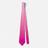 Licht en hete roze ombre stropdas (Voorkant)