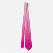 Licht en hete roze ombre stropdas (Achterkant)