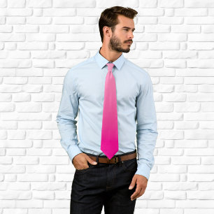 Licht en hete roze ombre stropdas